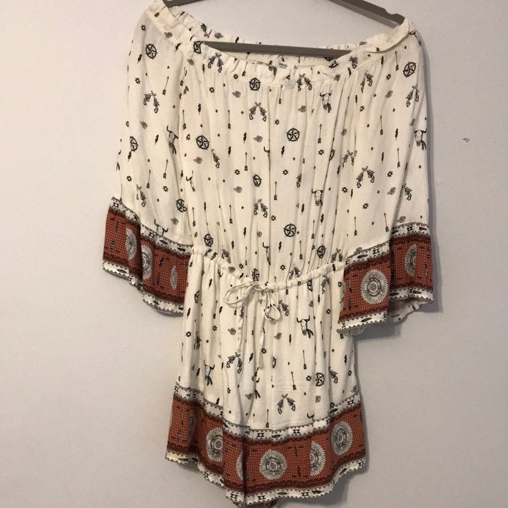 Off the shoulder romper